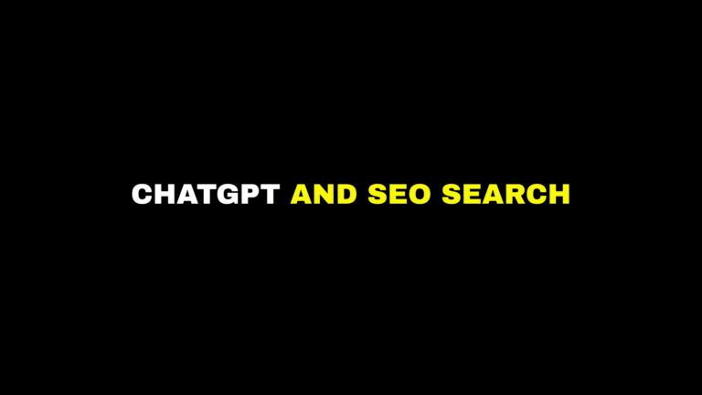 How ChatGPT is Changing SEO Search